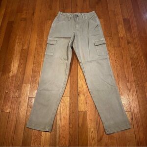 Universal Thread Womens Cargo Boyfriend Jeans Greige Stretch Size 2/26R‎
